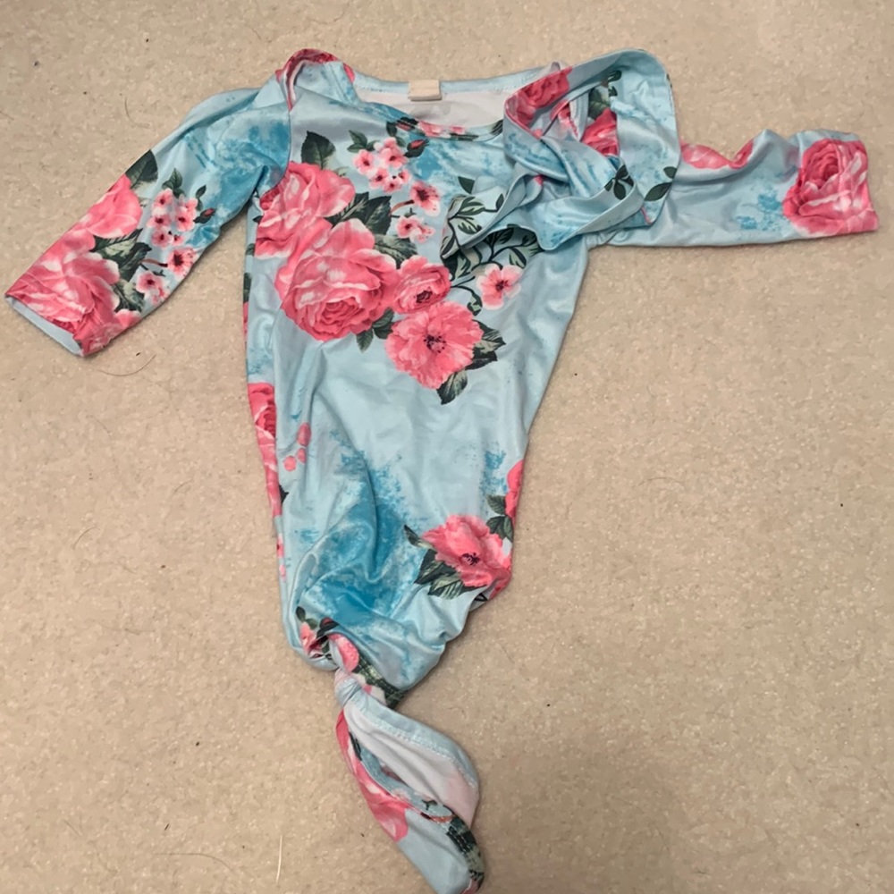 Knotted Newborn Gown